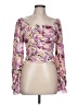 Amaryllis 100% Polyester Pink Long Sleeve Blouse Size L - photo 1