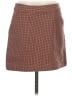 A New Day Houndstooth Brown Casual Skirt Size S - photo 1
