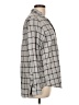 Grayson 100% Cotton Plaid Gray Long Sleeve Blouse Size Lg (4) - photo 4