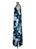Chico's Tropical Floral Blue Casual Dress Size Med (1) - photo 5