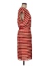 Leifsdottir 100% Polyester Stripes Red Casual Dress Size 6 - photo 4