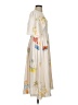 Unbranded Print Ivory Casual Dress Size XS - photo 4