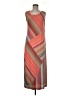 Chico's Chevron-herringbone Brown Casual Dress Size Med (1) - photo 1