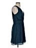 BCBGeneration 100% Polyester Polka Dots Blue Casual Dress Size 4 - photo 4