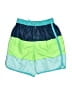 Wonder Nation 100% Polyester Green Board Shorts Size 4T - photo 1