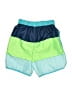 Wonder Nation 100% Polyester Green Board Shorts Size 4T - photo 2
