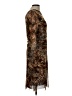 Kay Unger Animal Print Brown Cocktail Dress Size L - photo 4
