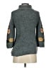 Sleeping On Snow 100% Wool Floral Gray Wool Pullover Sweater Size S - photo 2