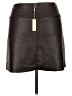 Max Studio 100% Polyurethane Brown Faux Leather Skirt Size XL - photo 2