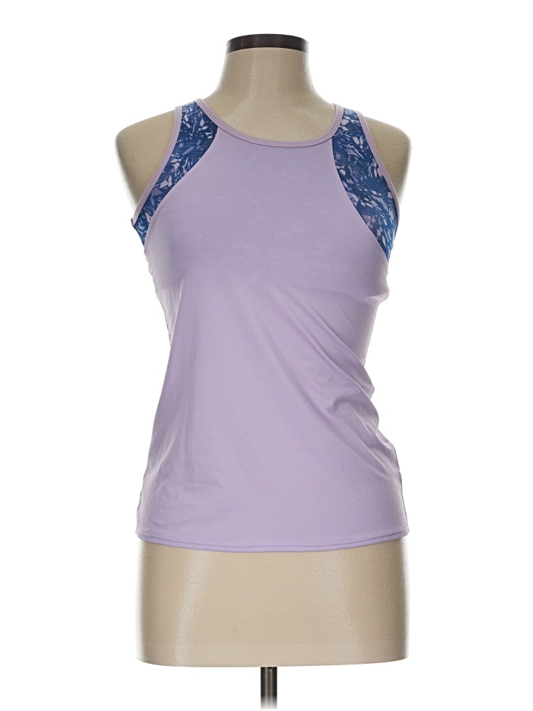 Pre-owned Zella Active Tank Top In Purple