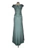 Xscape Blue Teal Cocktail Dress Size 10 - photo 2