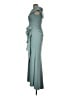 Xscape Blue Teal Cocktail Dress Size 10 - photo 5