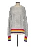 Le Superbe Color Block Gray Pullover Sweater Size S - photo 1