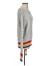 Le Superbe Color Block Gray Pullover Sweater Size S - photo 5