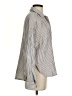 Lou & Grey Stripes Silver Long Sleeve Blouse Size S - photo 4