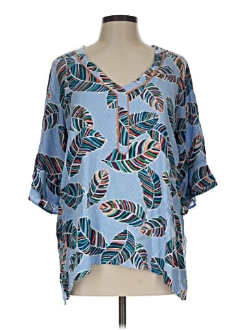 Democracy 3/4 Sleeve Blouse (view 1)