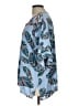 Democracy 100% Rayon Blue 3/4 Sleeve Blouse Size L - photo 5