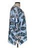 Democracy 100% Rayon Blue 3/4 Sleeve Blouse Size L - photo 4