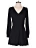 Louche 100% Polyester Solid Black Romper Size 8 - photo 1