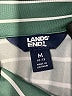 Lands' End Stripes Teal 3/4 Sleeve Button-Down Shirt Size 10 - photo 7