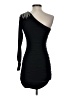 Forever 21 Solid Black Cocktail Dress Size S - photo 2