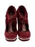 John Galliano Burgundy Heels Size EU 38 1/2 - photo 2