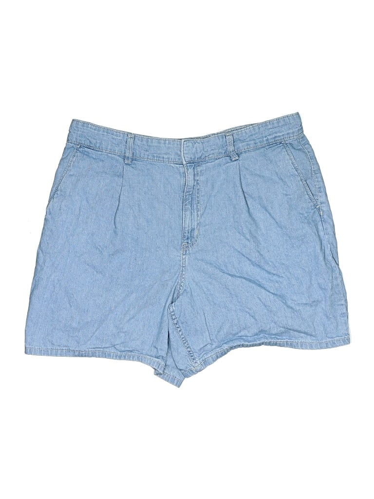Pre-owned Mng Denim Shorts In Blue