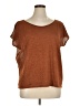 Nima Brown Short Sleeve Top Size XL (estimated) - photo 1