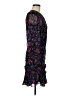 Veronica Beard 100% Silk Floral Black Cocktail Dress Size 6 - photo 4