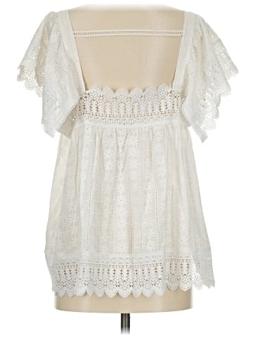 Pookie & Sebastian Short Sleeve Blouse (view 2)