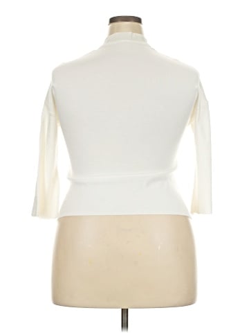 Zara W&B Collection 3/4 Sleeve Blouse (view 2)