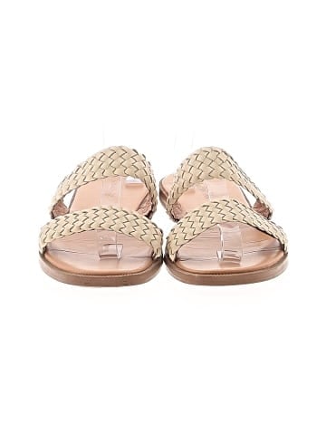 Madewell The Teagan Slide Sandal in Leather (view 2)