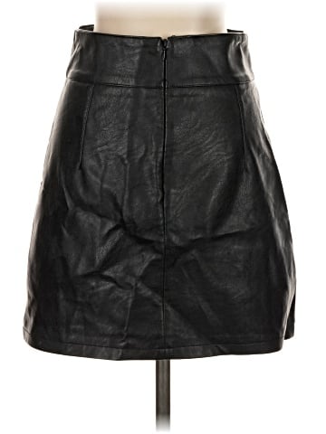 Topshop Faux Leather Skirt (view 2)