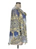 One World 100% Polyester Blue 3/4 Sleeve Blouse Size 1X - photo 4