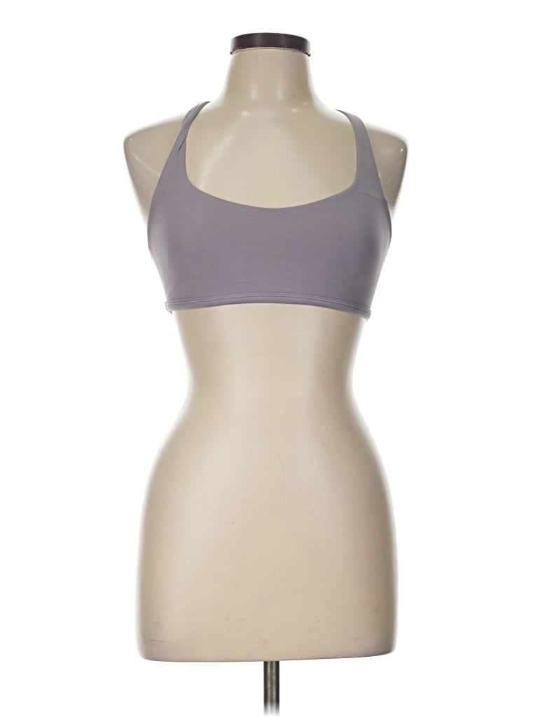 Pre-owned Lululemon Athletica Sports Bra In Gray