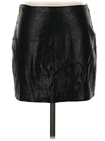 Alice + Olivia Leather Skirt (view 1)