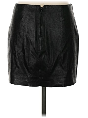 Alice + Olivia Leather Skirt (view 2)