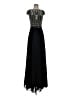 Theia Black Cocktail Dress Size 4 - photo 1