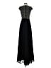 Theia Black Cocktail Dress Size 4 - photo 2