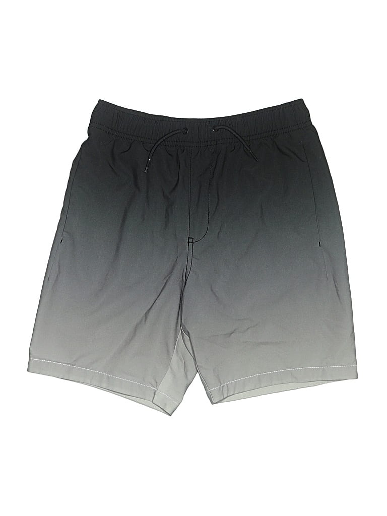 Pre-owned Gap Fit Kids' Board Shorts In Gray