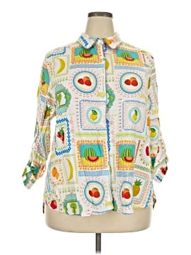 Jane and Delancey 3/4 Sleeve Button-Down Shirt (view 1)