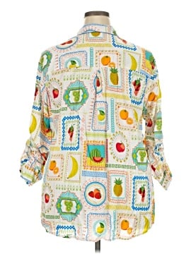 Jane and Delancey 3/4 Sleeve Button-Down Shirt (view 2)
