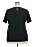 Van Heusen 100% Polyester Animal Print Black Short Sleeve Top Size XXL - photo 2