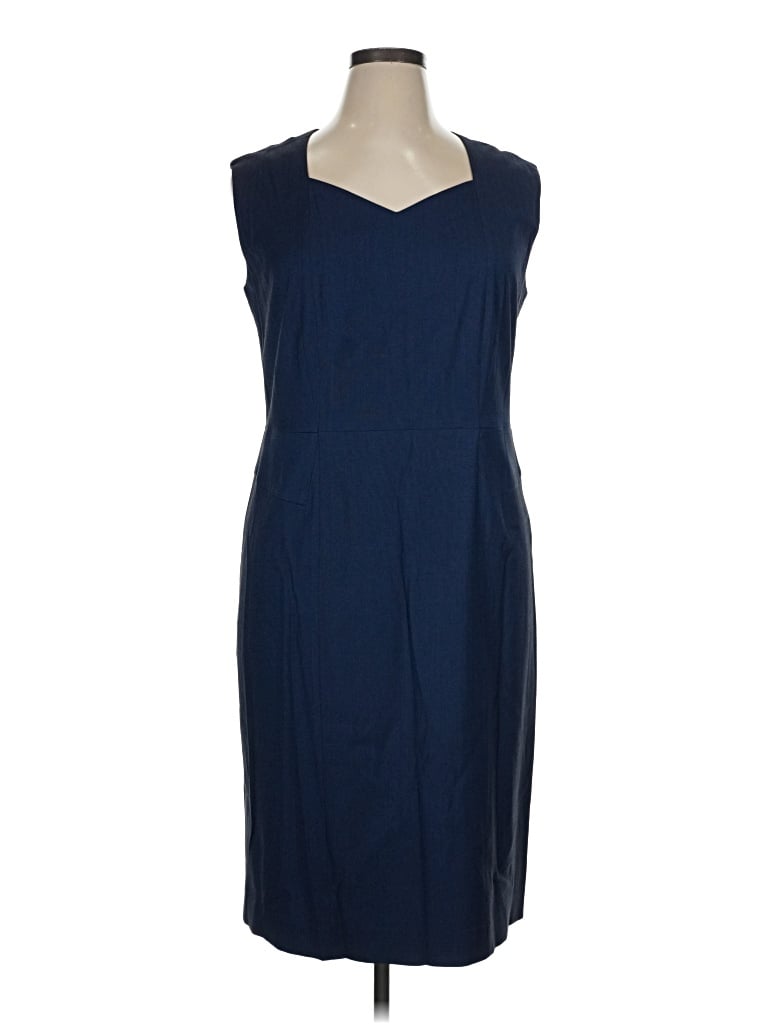 Pre-owned Boss By Hugo Boss Casual Dress In Blue