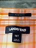 Lands' End Plaid Orange Short Sleeve Blouse Size 16 (tall) - photo 7