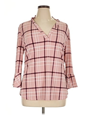 7th Avenue Design Studio New York & Company 3/4 Sleeve Blouse (view 1)