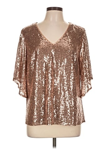 Roz & Ali Short Sleeve Blouse (view 1)