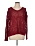 DKNY Jeans Metallic Burgundy Pullover Sweater Size L - photo 1