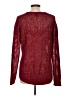 DKNY Jeans Metallic Burgundy Pullover Sweater Size L - photo 2
