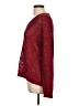 DKNY Jeans Metallic Burgundy Pullover Sweater Size L - photo 5